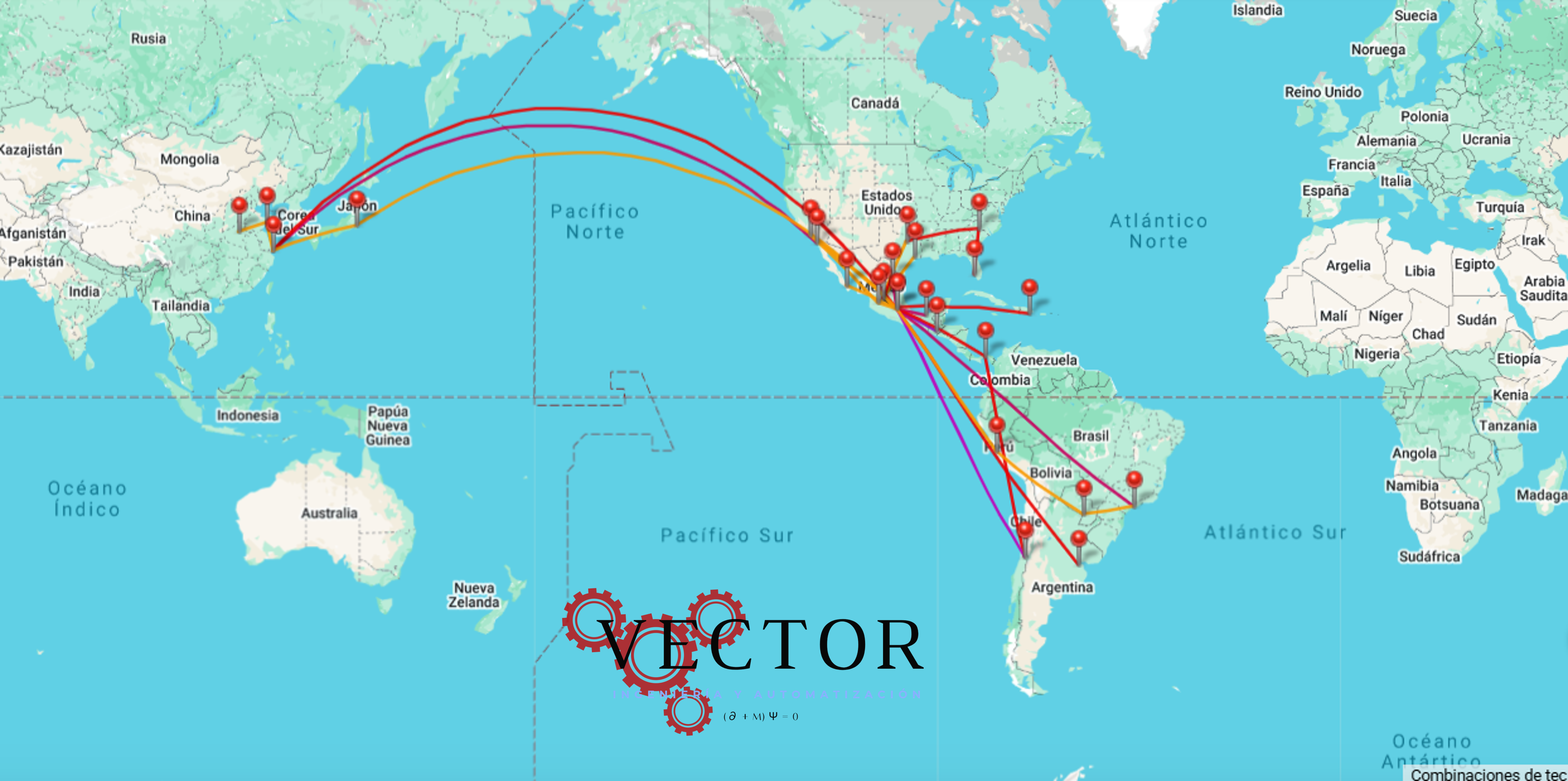 Alcance global — Vector Engineering